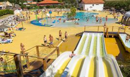 Toboggans du camping Mimizan Plage