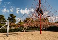 Pyramide de cordes au camping Mer et Soleil d'Oléron