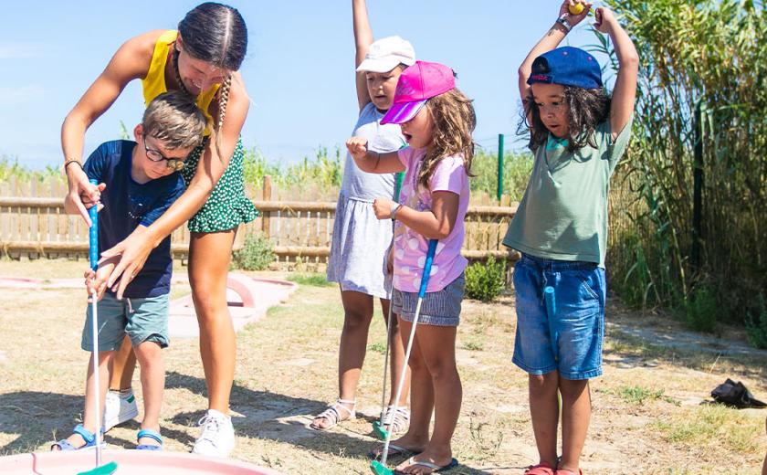 Mini-golf au camping Marisol